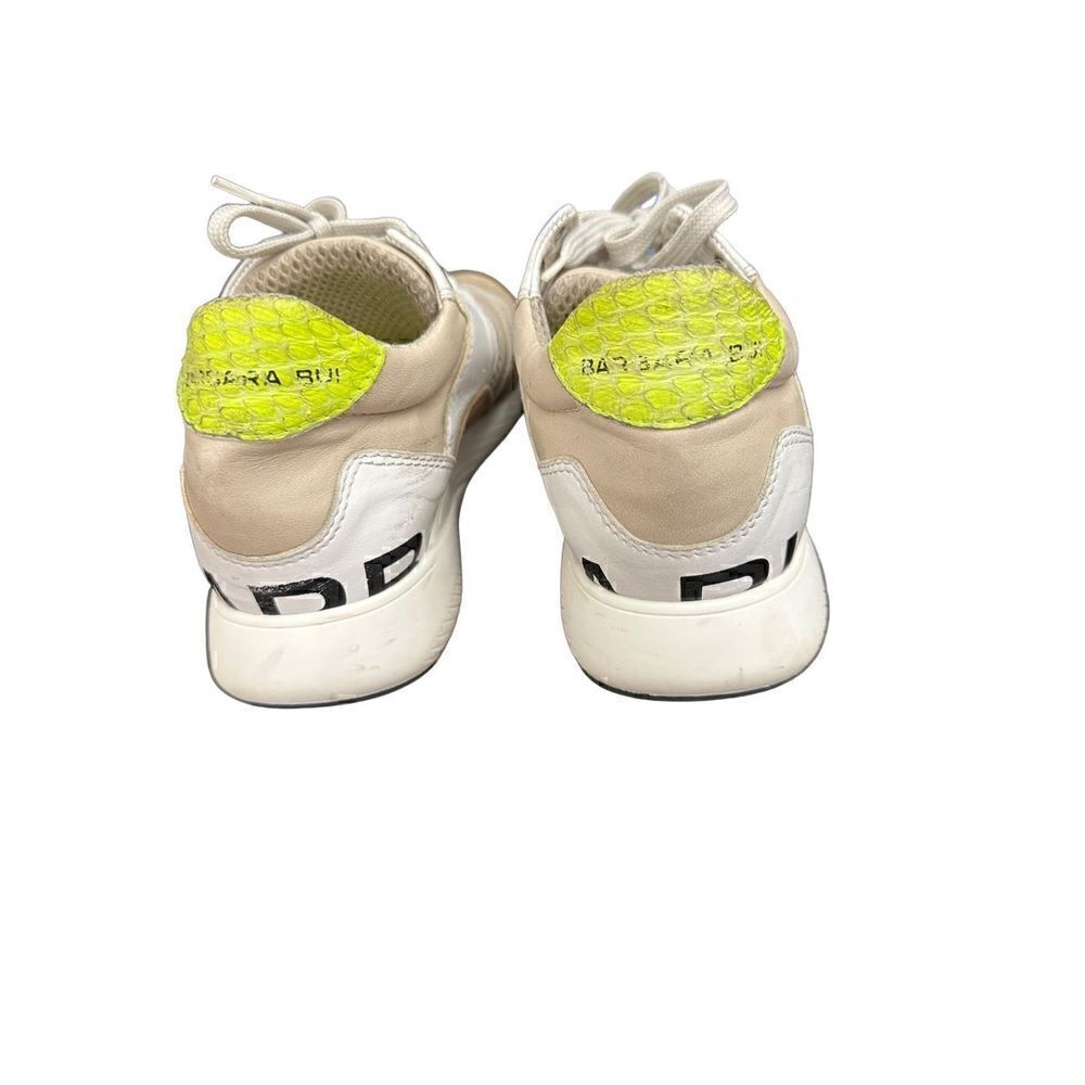 Barbara Bui Suede Colorblock
Pattern Sneakers - Neutrals... - Picture 6 of 7